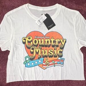Junk Food Gimmie Country Music T-Shirt Size S